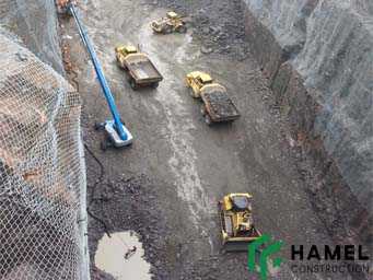 Fabrication treillis pour protection superficielle du roc